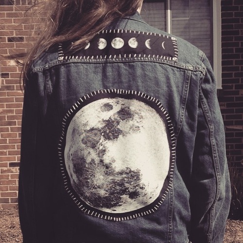 The Moon Phases Patch And Full Moon Back Patch From Poison Apple Printshop.