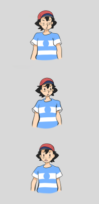 ghostcryptid:  Ash after winning the alola