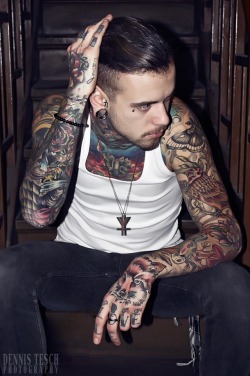 tatscatsandmoretats:  Aaron Matts tattoos