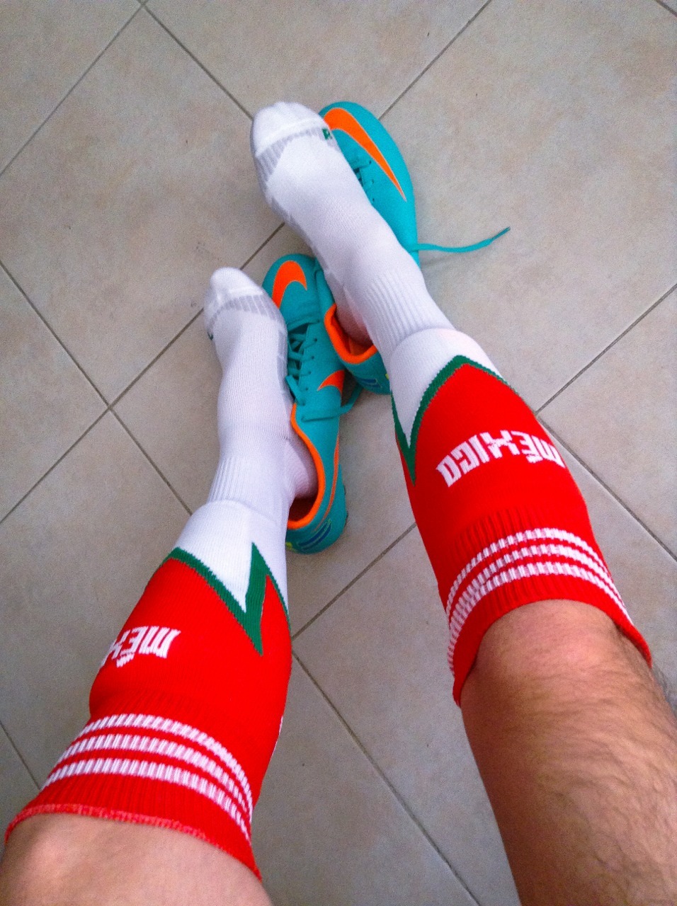 footballsocksmx:  Starting the World Cup with a brand new pair of awesome soccer