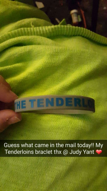 So happy my Tenderloins braclet came in today never been so happy ❤❤❤