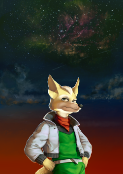 starfoxtheanimatedseries:  Wonderful, wonderful renditions of TAS-style Fox McCloud and Wolf O’Donnell by my friend Olivia, who is also helping out with background artwork for the series.  Go check out her other stuff    on tumblr at O.R.T.works, or