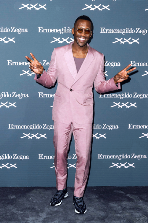 MAHERSHALA ALIErmenegildo Zegna S/S 2020 Show, Milan Fashion Week, Italy › June 14, 2019