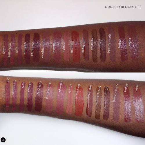 cocoaswatches: Now some of you may disagree that these are “nude lipsticks” but I honest