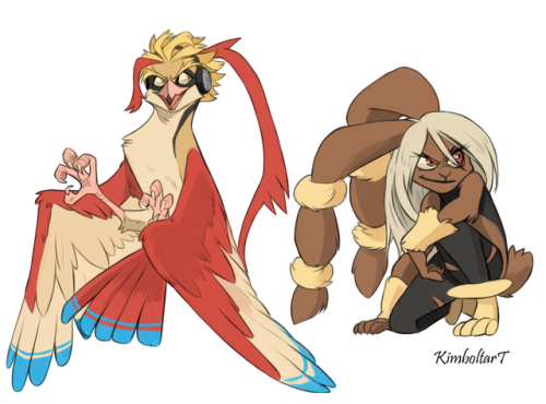 kimboltart:Poke no Hero AcademiaHere some Pro Hero Pokemon's (ﾉ◕ヮ◕)ﾉ*:･ﾟ✧Hawks/Pidgeot, Mirko/Loppun