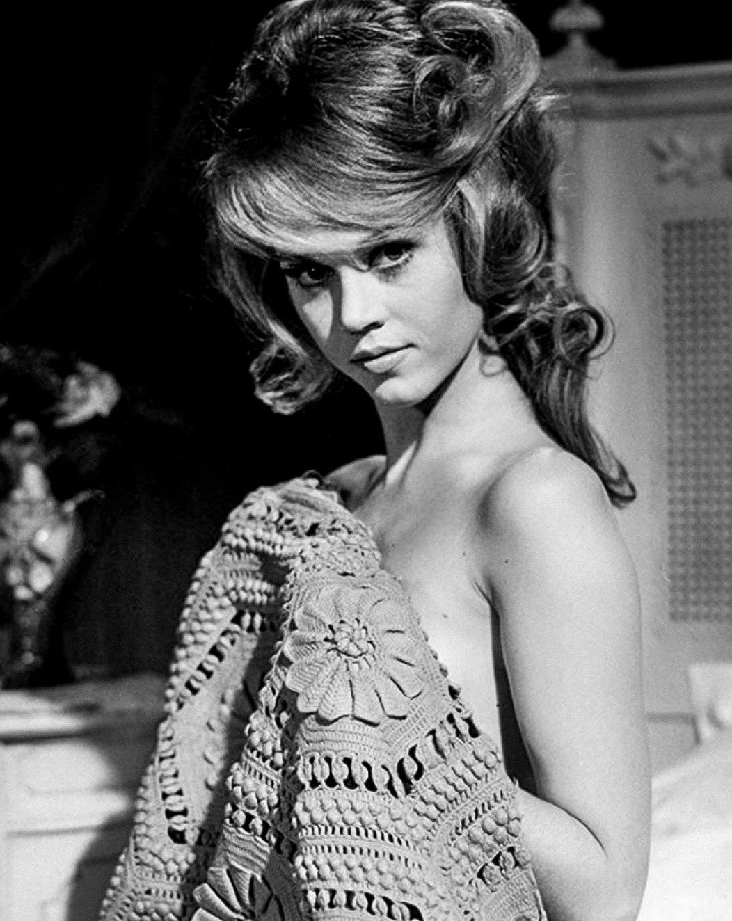 Jane Fonda in a publicity portrait for La Ronde, 1964.