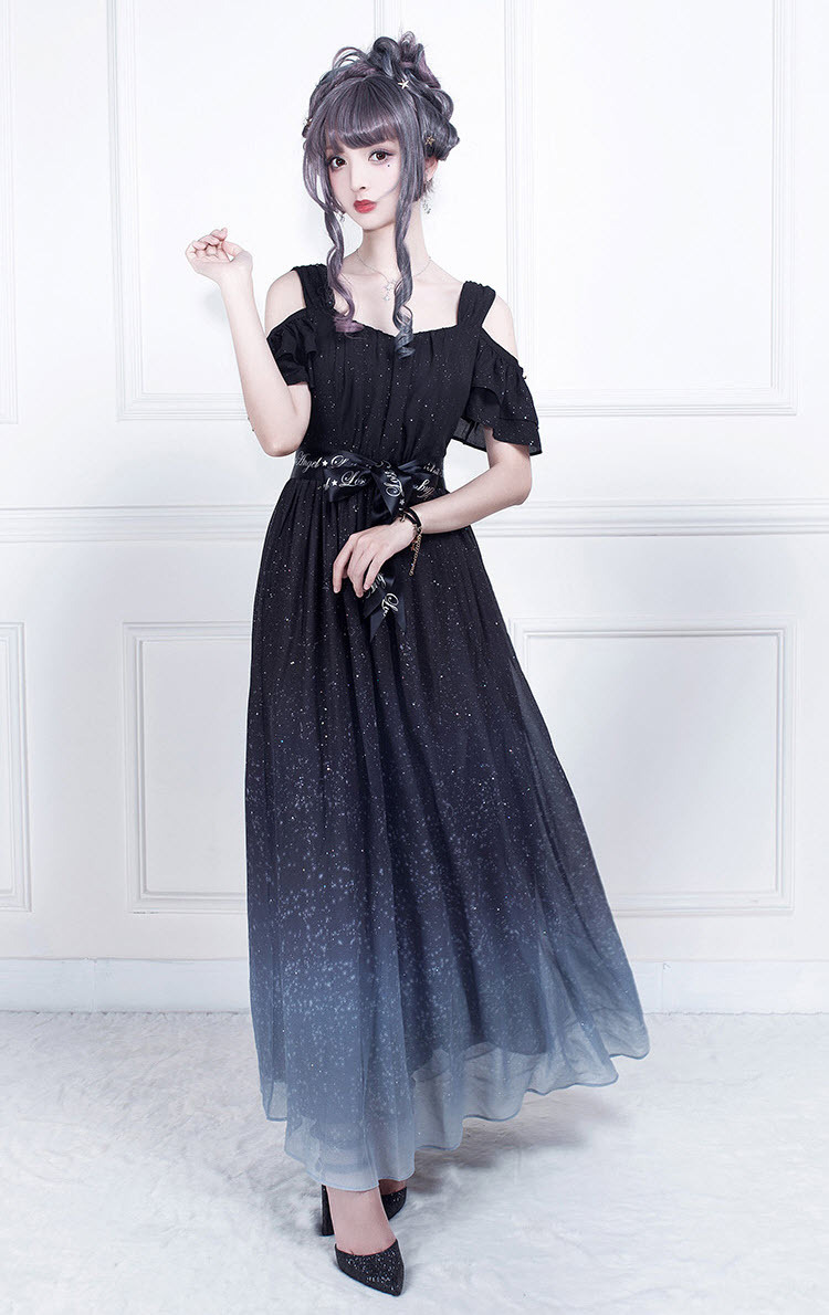 lolita-wardrobe:  NEW #Constellation Themed Designs: Lost Angel 【-✨✨-Starry