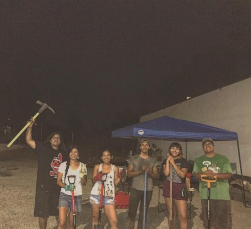 Awesome time doing tai chi, digging trenches, and pulling weeds ❤️ #californianativeplants #regenera