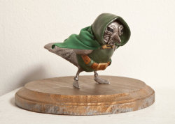 xombiedirge:  Doom Bird by Randy Kono Part of the Comic Book Villains show at the Hive Gallery.