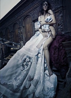 antipahtico:  Monica Bellucci ~ Paolo Roversi ~ Dolce &amp; Gabbana Haute Couture ~ Vogue Italia September 2012 