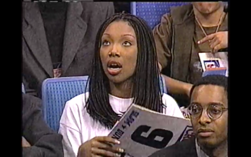 XXX thesnobbyartsyblog:Brandy at that Dunk Contest photo