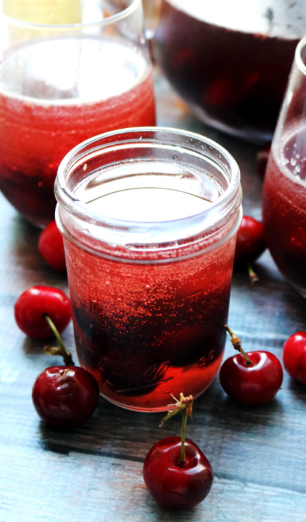 Porn foodffs:  summer cherry rosé sangriaFollow photos