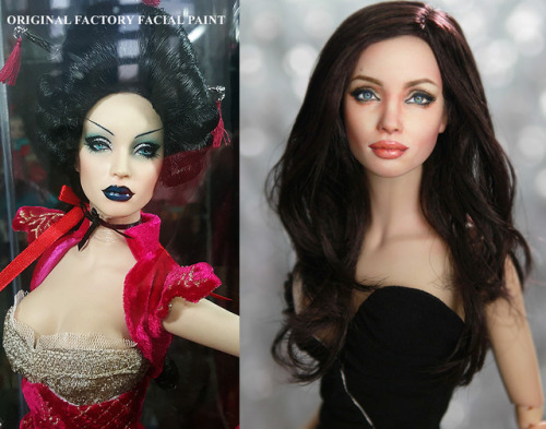 #AngelinaJolie #ooak #repainted #Doll by ncruz.com on eBay now for auction at: www.eb