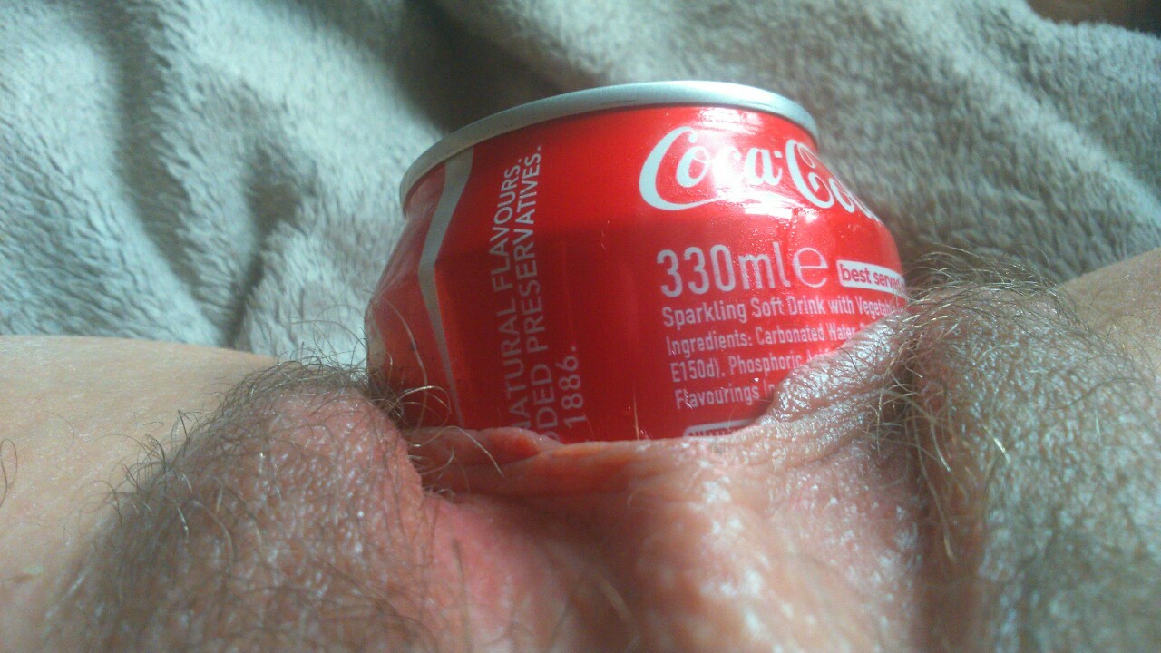 hornyscotgirl:  Can challenge accepted xx  Another slut passes the coke can challenge