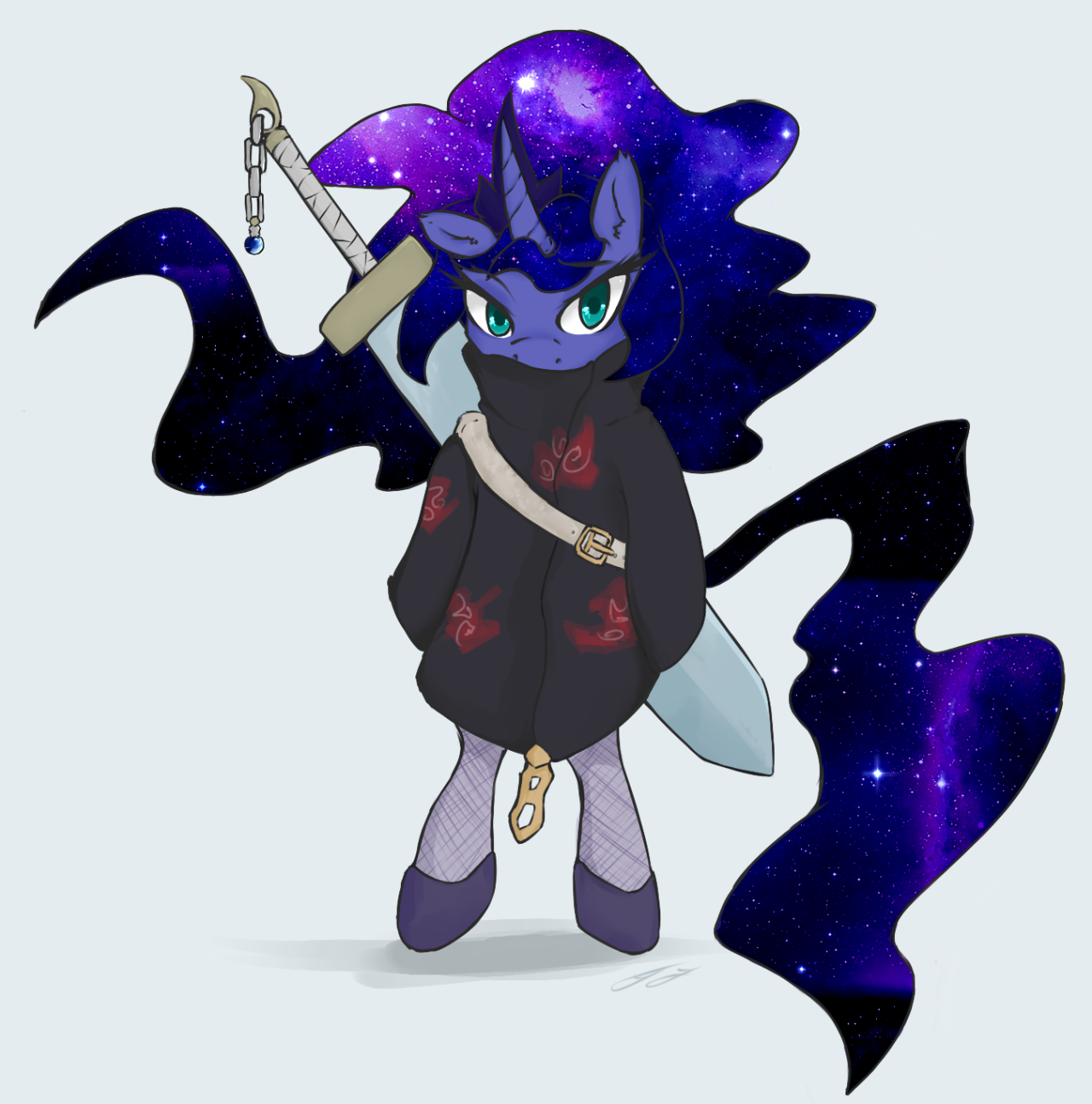 swagtavia:  Doodle from yesterday’s stream. You know those tiny chibi animals all