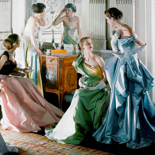 wehadfacesthen:Ball gowns by Charles James photographed by Cecil Beaton for Vogue, 1948