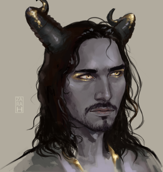 bbgr8: How spectacularly gorgeous is this art @za-ra-h  did of my tiefling warlock, Rami??? I can’t get over it! I definitely recommend her for commissions you guys!!!!!  