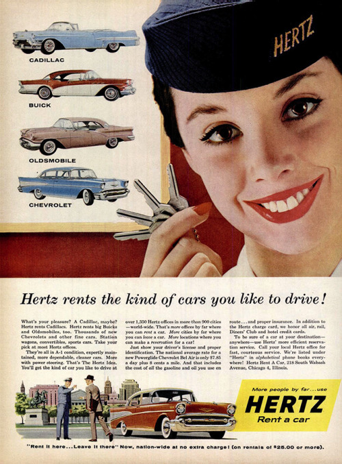 Hertz, 1957Theme Week: Women in the Workplace ‍