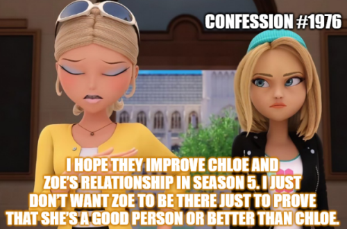 “I hope they improve Chloe and Zoe’s relationship in season 5. I just don’t want Zoe to be there jus