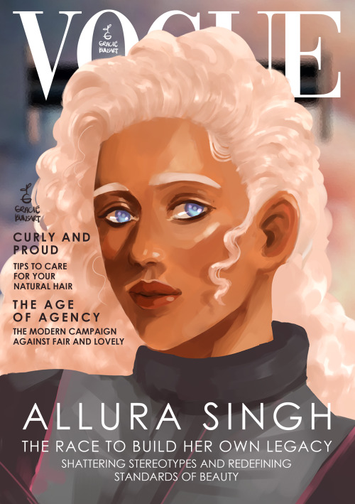 That latest chapter from Adrenaline Rush had me screaming!Here is Allura Singh from @the-lightning-s