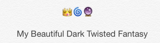 inkimyewetrust:  Kanye West Discography - Emoji Edition