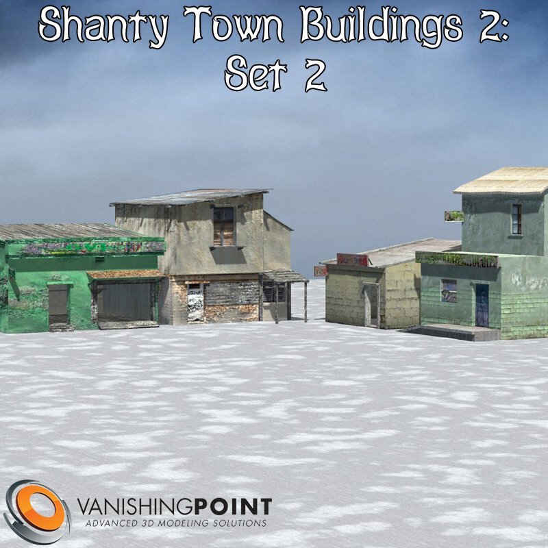 The  second set of buildings to build your own town and village. Includes 4  models