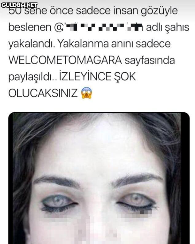 Sadece insan gözüyle...