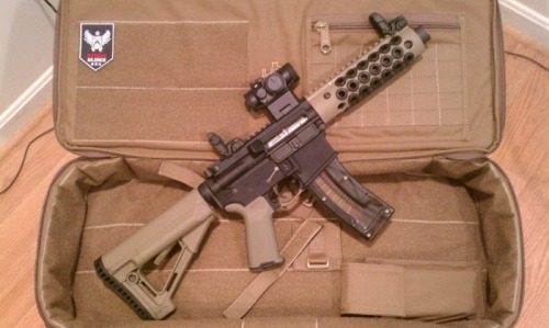 twotwothree-fivefivesix:I’m in love with this SBR configuration (minus the 22LR conversation). The 9