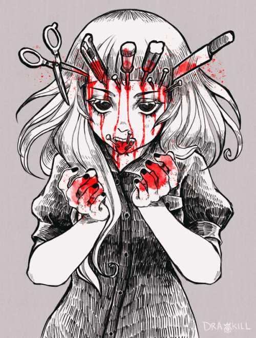 drawkill: Goretober [Day 1] Pins and Needles