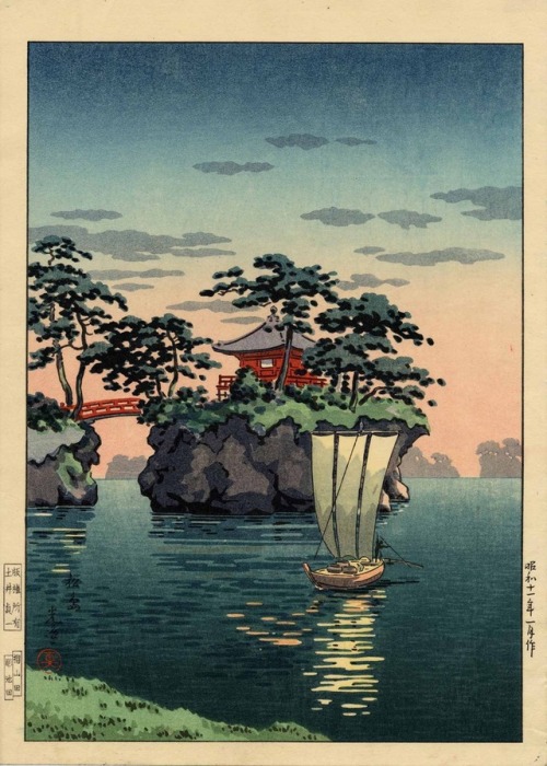 wonderlartcafe:Artist: Tsuchiya KoitsuTitle: Matsushima - 松島Date: 1936