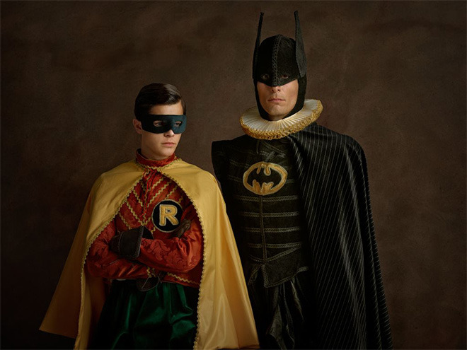 theinturnetexplorer:    Elizabethan Era Superheroes by Sacha Goldberger.  