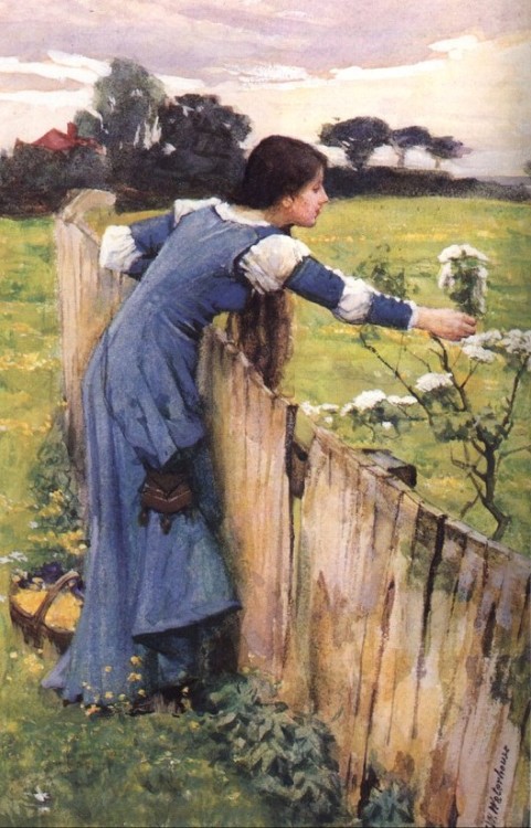 Spring (ca.1900), by J.W. WaterhouseThere are at least four versions of this painting in which Water