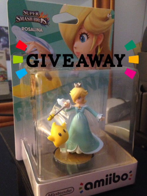 frogjail:!!!GIVEAWAY!!!So I got an extra Rosalina amiibo in the Target rush, and I’m not really inclined to go through the hassle of selling it on ebay. So now it can be yours!This giveaway is for one Rosalina amiibo (sealed, in-box), which was a Target