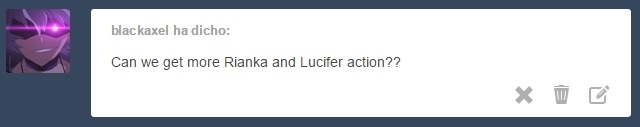 ikebanakatsu:  originalike:  MESSY SKETCHHH  Lucifer and Rianka, follow me there