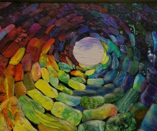 quiltails: “The Well” by Esterita Austin. Among the exhibits at AQS Quilt Week in Dayton