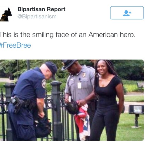 wocinsolidarity:odinsblog:Good news: Roger Michael Moore has volunteered to pay Bree Newsome’s bail.