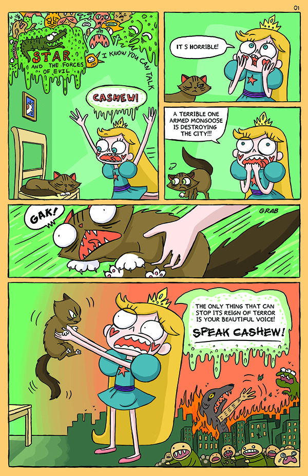 daronnefcy:  Two more early Star comics from 2010, when Star was a delusional grade