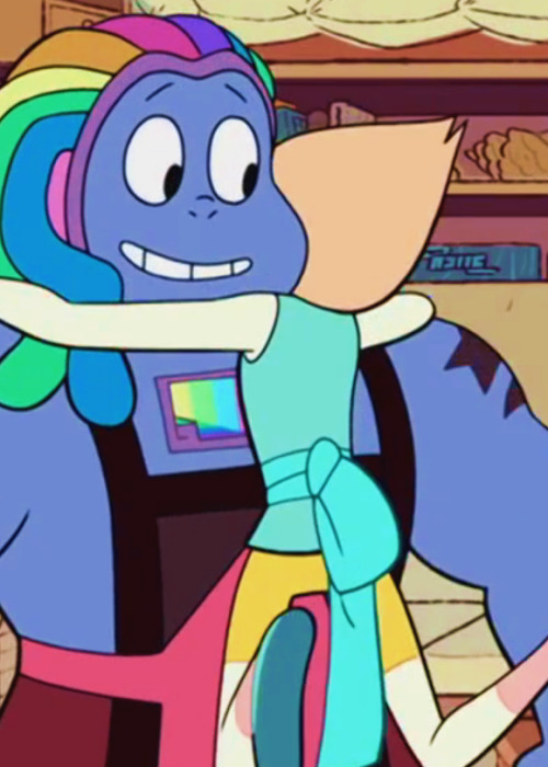 rizupicor:Pearl + Bismuth being too cute for me to handle