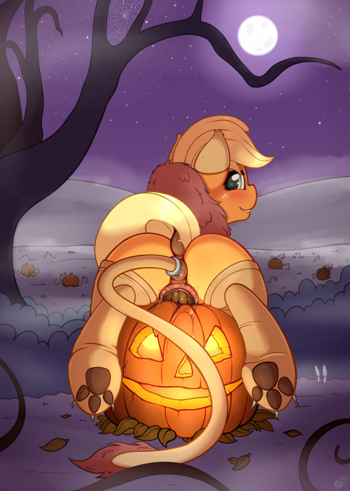 Since I really love AJ, thankfully the commissioner of the previous piece was ok with me doing a quick AJ edit as a treat to myself. Enjoy! Happy Halloween!High res hereI also noticed that AJ’s costume in the episode is actually a male lion, she’s