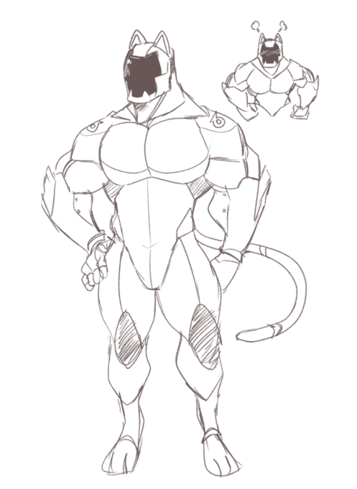 Remade my cat bot boy. Don’t call him short!