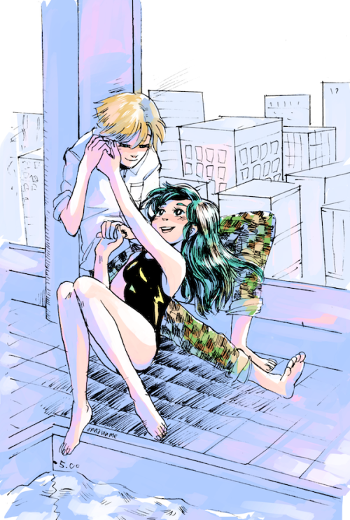 mondfuchs:Some Sailor Moon gays I drew a while back