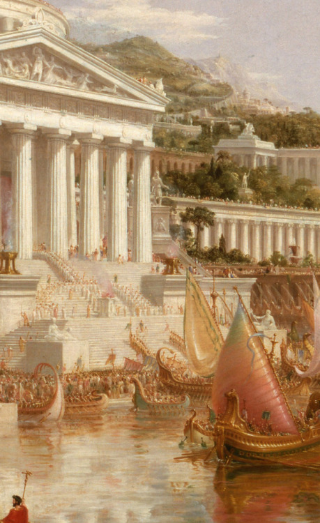 inividia:The Course of the Empire: The Consummation of Empire (detail) 1836. Thomas Cole