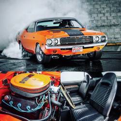 u-musclecars:  1970 Dodge Challenger  ——————————- Engine: 426ci Gen II Hemi Rotating assembly: OEM crank, rods, pistons Cylinder heads: OEM 1970 Camshafts; Valvetrain: OEM Induction: dual Carter AFB carbs Intake manifold: Mopar 2×4