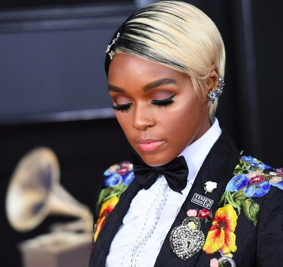 monaedroid:  Janelle Monáe  attends the 60th Annual GRAMMY Awards  Madison Square