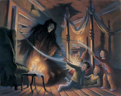 buzzfeedgeeky:  Rare Harry Potter Illustrations From The Book’s Artist. 