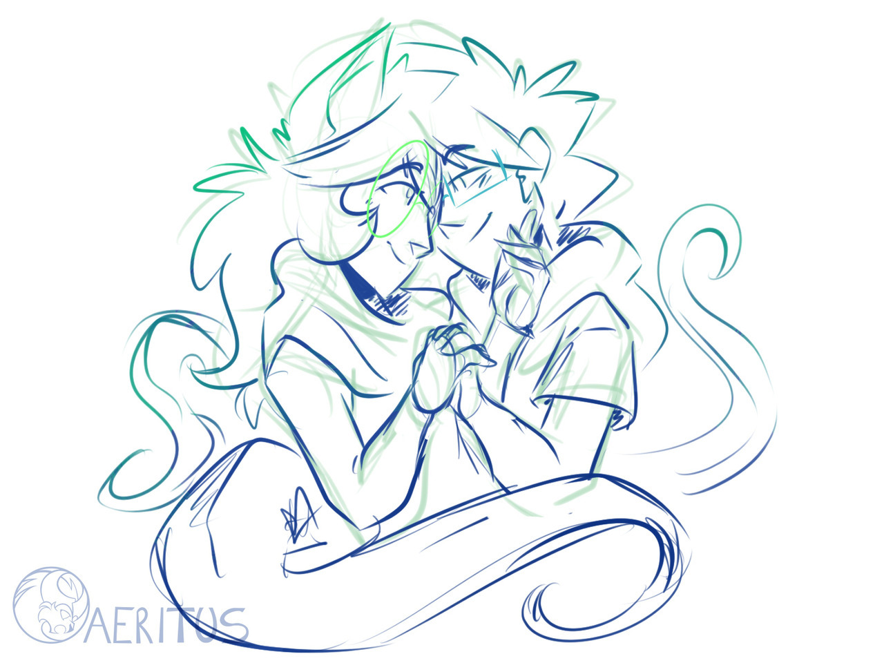 I’ve drawn for over 8 hours today u.uand it’s 3am, otp time ;P