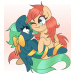 sapphire-shores:ALTALTALTALTALT🎀 Holiday YCH Pony Couples ✨$20 USD, DM for yours!(Click