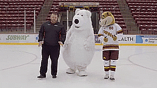 thenatsdorf: Bear mascot keeps falling in car commercial outtakes. [full video]