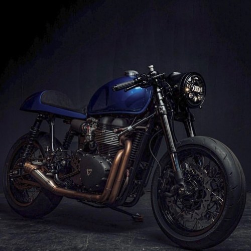 bestcaferacers: 2007’ Triumph Thruxton 900 www.bestcaferacers.com #bestcaferacers #caferacer #cafera