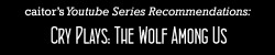 Caitor:  Recommendation [As Suggested By Cry]: The Wolf Among Us - Cryaotic 